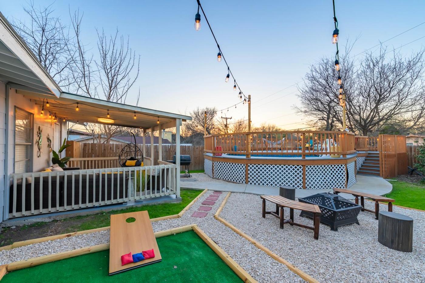 Game Room, Pool & Fire Pit At The Medical Center San Antonio Exterior photo